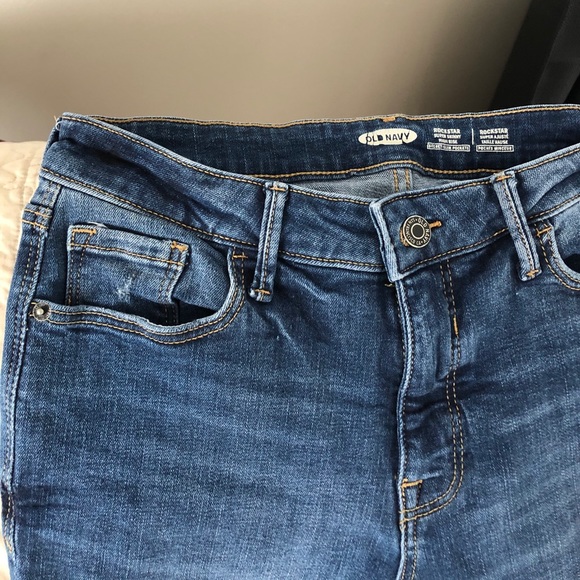 Navy blue ripped jeans from Old Navy! - Picture 2 of 5